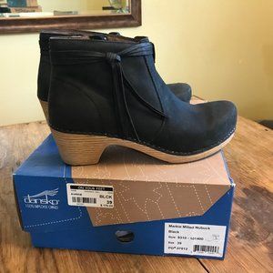 Dansko Black Ankle Boots for Women size 39